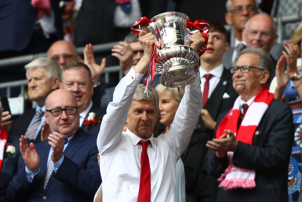 wenger with cup